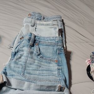 Light Blue Denim Shorts